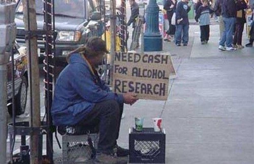 homeless signs